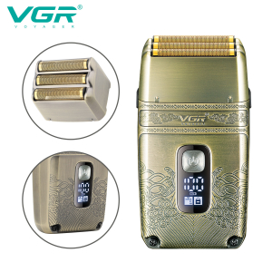 Електробритва VGR V-335 шейвер, потрійне лезо, IPX6, LED display