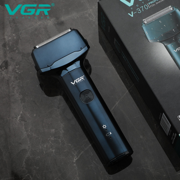 Електробритва VGR V-370 шейвер, подвійне лезо + тример, IPX5