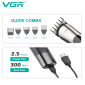 Набір для стрижки VGR 5 в 1 V-111, 9 насадок, LED display