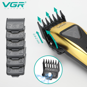 Акумуляторна машинка для стрижки (clipper) VGR V-015, мотор MAGLEV VECTOR 3-го покоління на магнітній левітації та з розумним