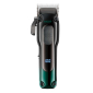 Акумуляторна машинка для стрижки (clipper) VGR V-013 GREEN, 8 насадок, 6500 RPM, 2000 mAh, LED display