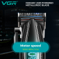 Акумуляторна машинка для стрижки (clipper) VGR V-270, 6 насадок, 9000 RPM, 2500 mAh, LED display