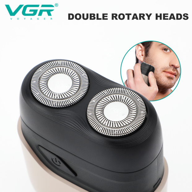 Електробритва VGR V-345 GREY, роторна, IPX7