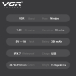 Електробритва VGR V-345 GREY, роторна, IPX7