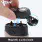 Електробритва VGR V-345 GREY, роторна, IPX7