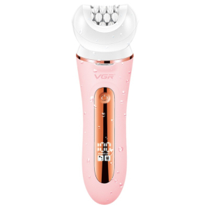 Епілятор VGR 5 в 1 V-751 PINK, 5 насадок, IPX6