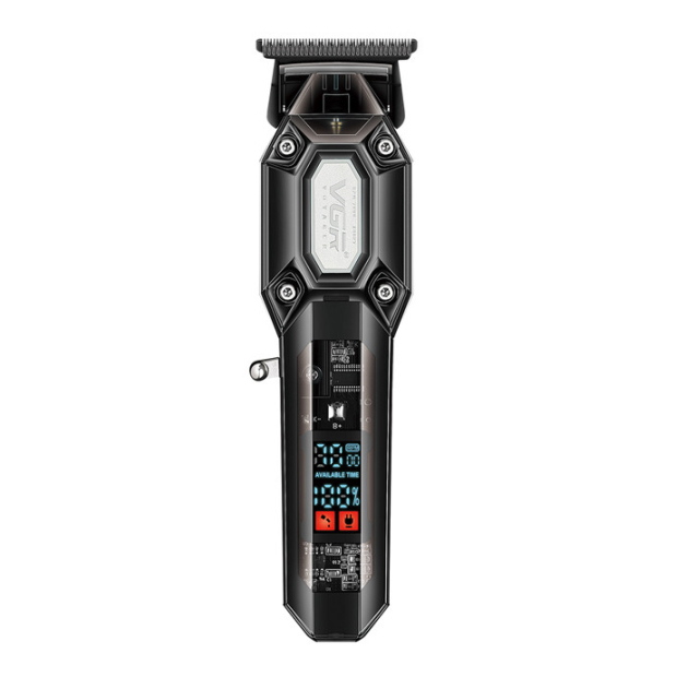 Тример VGR V-900 BLACK, 4 насадки, LED display, 7000 RPM