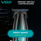 Тример VGR V-992 GREEN, 9000 RPM, 2000 mAh, 3 насадки, LED display