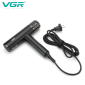 Фен професійний VGR V-427, 4 рівні обдування, 3 рівні температури, 110000 RPM, 3 насадки