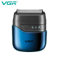 Електробритва VGR V-364 BLUE шейвер, подвійне лезо, IPX7
