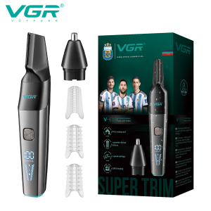 Тример VGR 2 в 1 V-603, 2 насадки (для носу та волосся), IPX5