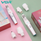 Епілятор VGR 5 в 1 V-752 GREEN, 5 насадок, IPX5