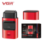Електробритва VGR V-307 RED шейвер, подвійне лезо, 2000mAh, 9000 RPM