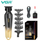 Тример VGR V-935 GOLD, 5 насадок, 7000 RPM, LED display