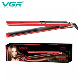 Плойка VGR V-518 RED, температура від 100 ° C до 230 ° C, керамічне покриття, LED display, 40 Вт