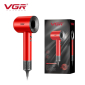 Фен професійний VGR V-445 RED, 3 рівні обдування, 4 рівні температури, 1600 Вт, 110000 RPM
