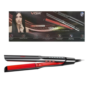 Плойка VGR V-516 BLACK, температура до 230°C, керамічне покриття, LED display