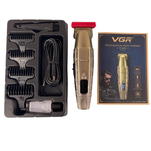 Тример V-265, 4 насадки, 1600mAh, 8000 RPM, LED display