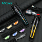 Акумуляторна машинка для стрижки (clipper) VGRV-273 GOLD, 6 насадок, 8000 RPM, 3000 mAh, LED display