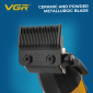 Акумуляторна машинка для стрижки (clipper) VGR V-285, 6 насадок, 9000 RPM, 2000 mAh, LED display
