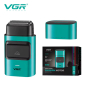 Електробритва VGR V-307 GREEN шейвер, подвійне лезо, 2000mAh, 9000 RPM
