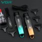 Тример VGR V-935 GREEN, 5 насадок, 7000 RPM, LED display