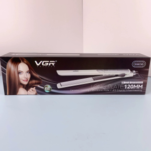 Плойка VGR V-518 WHITE, температура від 100 ° C до 230 ° C, керамічне покриття, LED display, 40 Вт