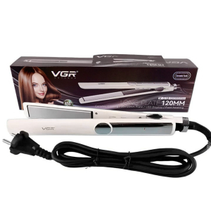 Плойка VGR V-518 WHITE, температура від 100 ° C до 230 ° C, керамічне покриття, LED display, 40 Вт
