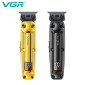 Акумуляторна машинка для стрижки (clipper) VGR V-904 GOLD, 4 насадки, 2000 mAh, LED display