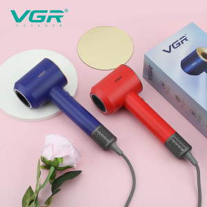 Фен професійний VGR V-445 RED, 3 рівні обдування, 4 рівні температури, 1600 Вт, 110000 RPM