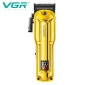 Акумуляторна машинка для стрижки (clipper) VGR V-138 GOLD, 4 насадки, 7000 RPM, 2500 mAh, LED display