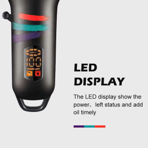 Акумуляторна машинка для стрижки (clipper) VGR V-699 WHITE, 4 насадки, LED display